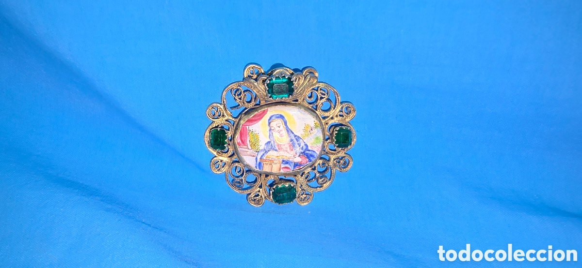 Joyeria: BONITO BROCHE O SIMILAR , METALICO CON PIEDRAS Y DIBUJO