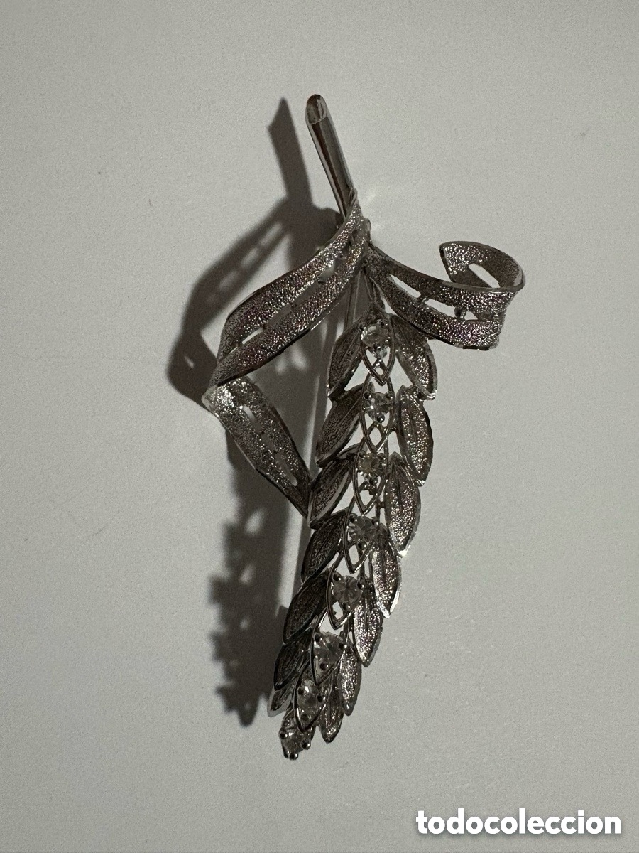 Joyeria: Delicado broche con espiga en plata de ley (A2) - Foto 2
