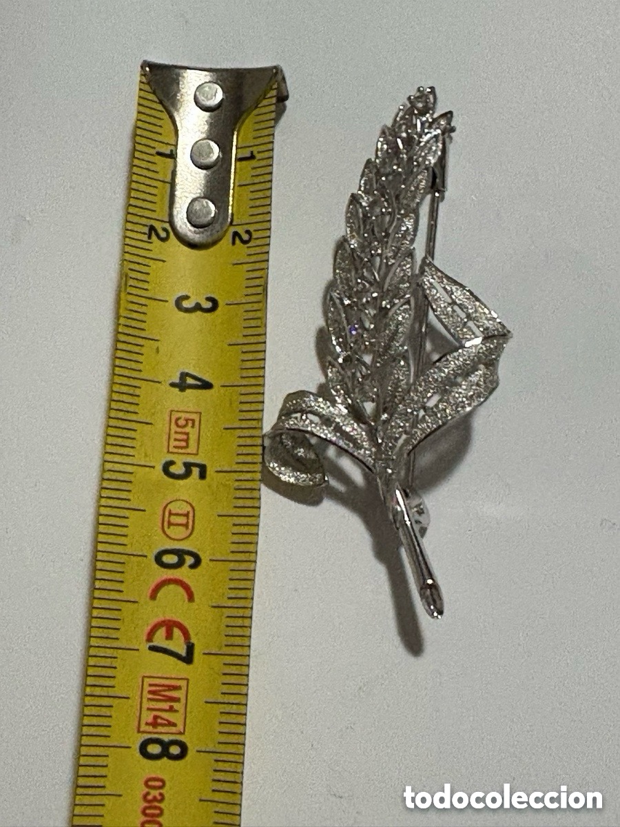 Joyeria: Delicado broche con espiga en plata de ley (A2) - Foto 4