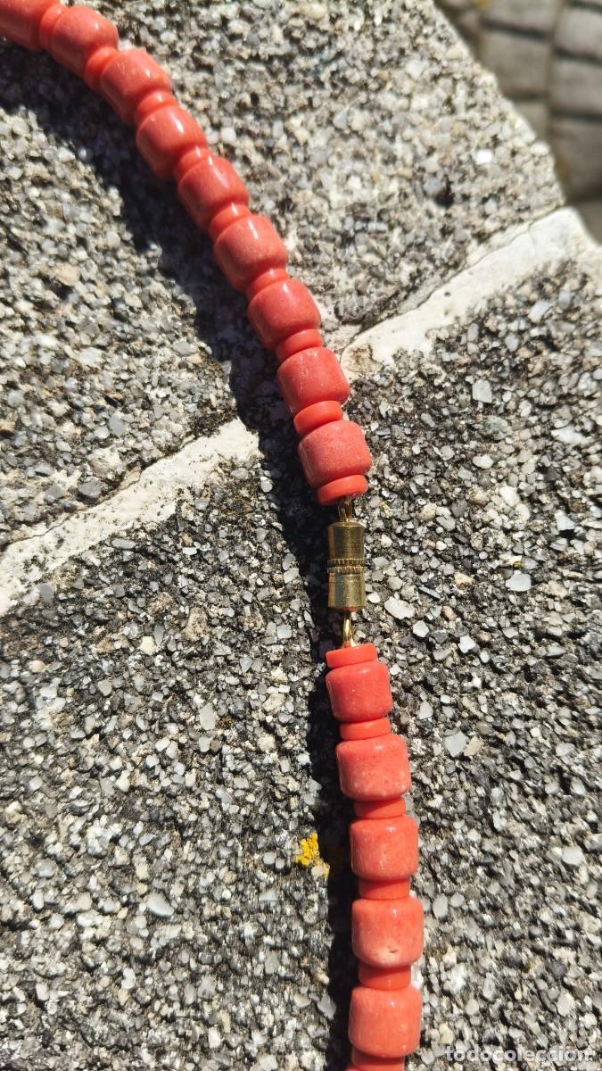 Jewelry: Collier vintage ano 70 corail &eacute;tat neuf