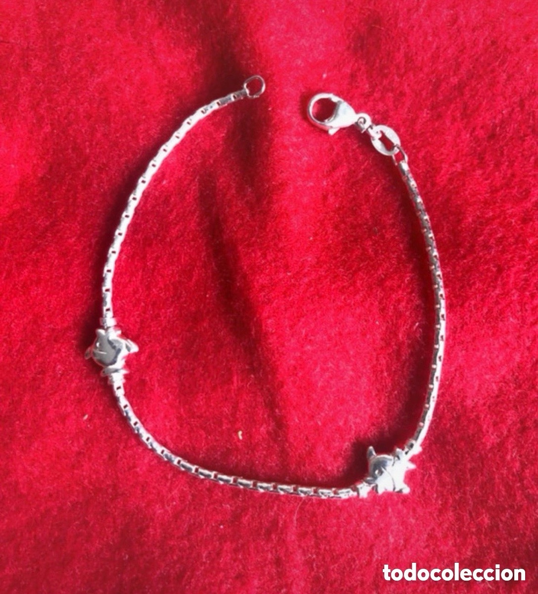 Joalharia: Pulsera plata de ley con peces