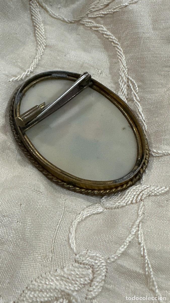Joyeria: Antiguo broche de porcelana - Foto 2