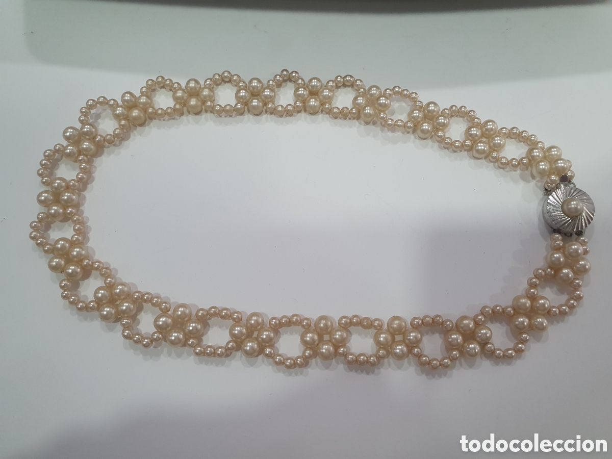 Joyeria: Gargantilla perlas Hams Mallorca. (L61) - Foto 2