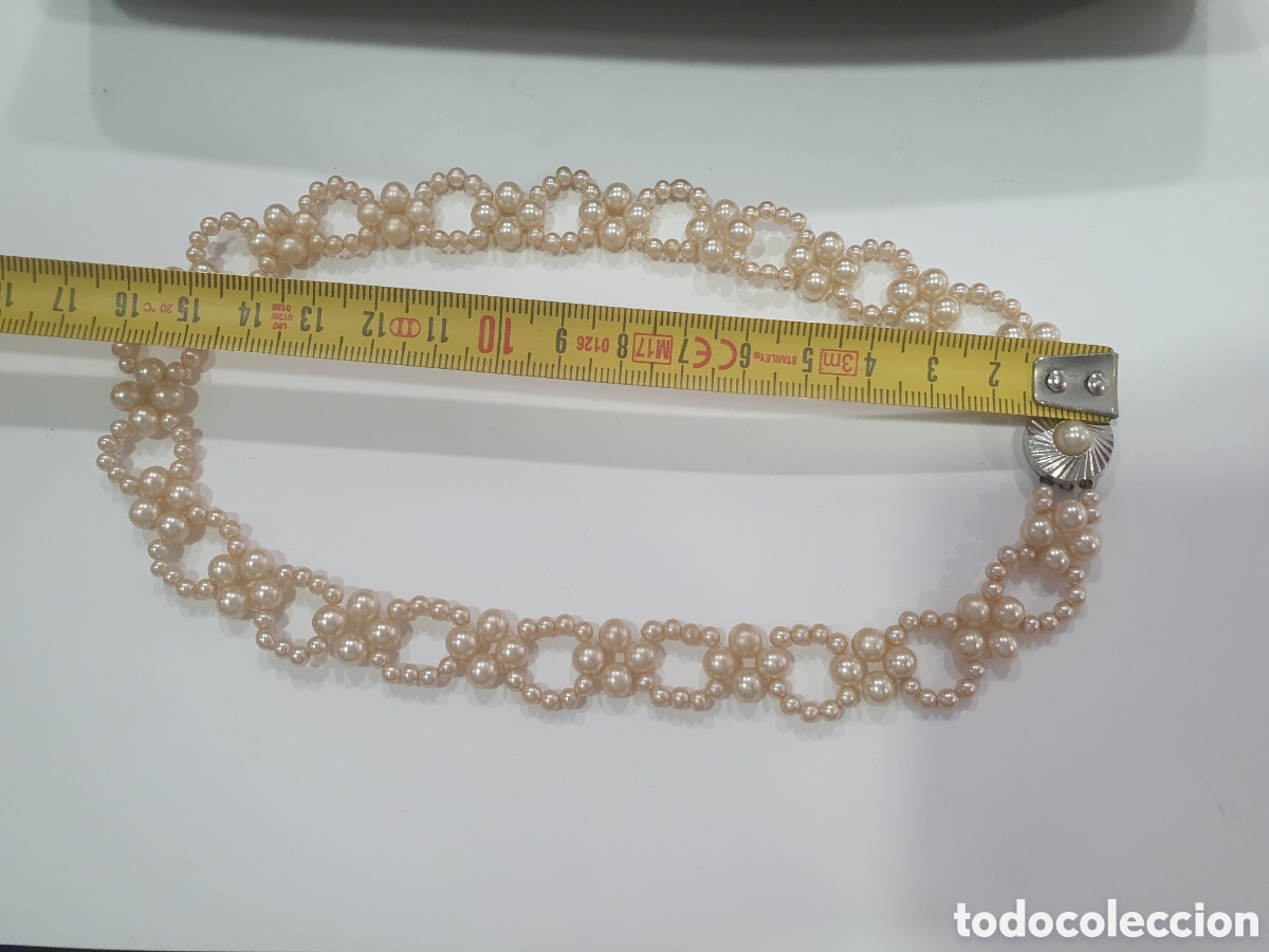Joyeria: Gargantilla perlas Hams Mallorca. (L61) - Foto 3