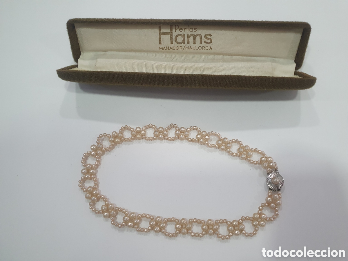 Joyeria: Gargantilla perlas Hams Mallorca. (L61) - Foto 1
