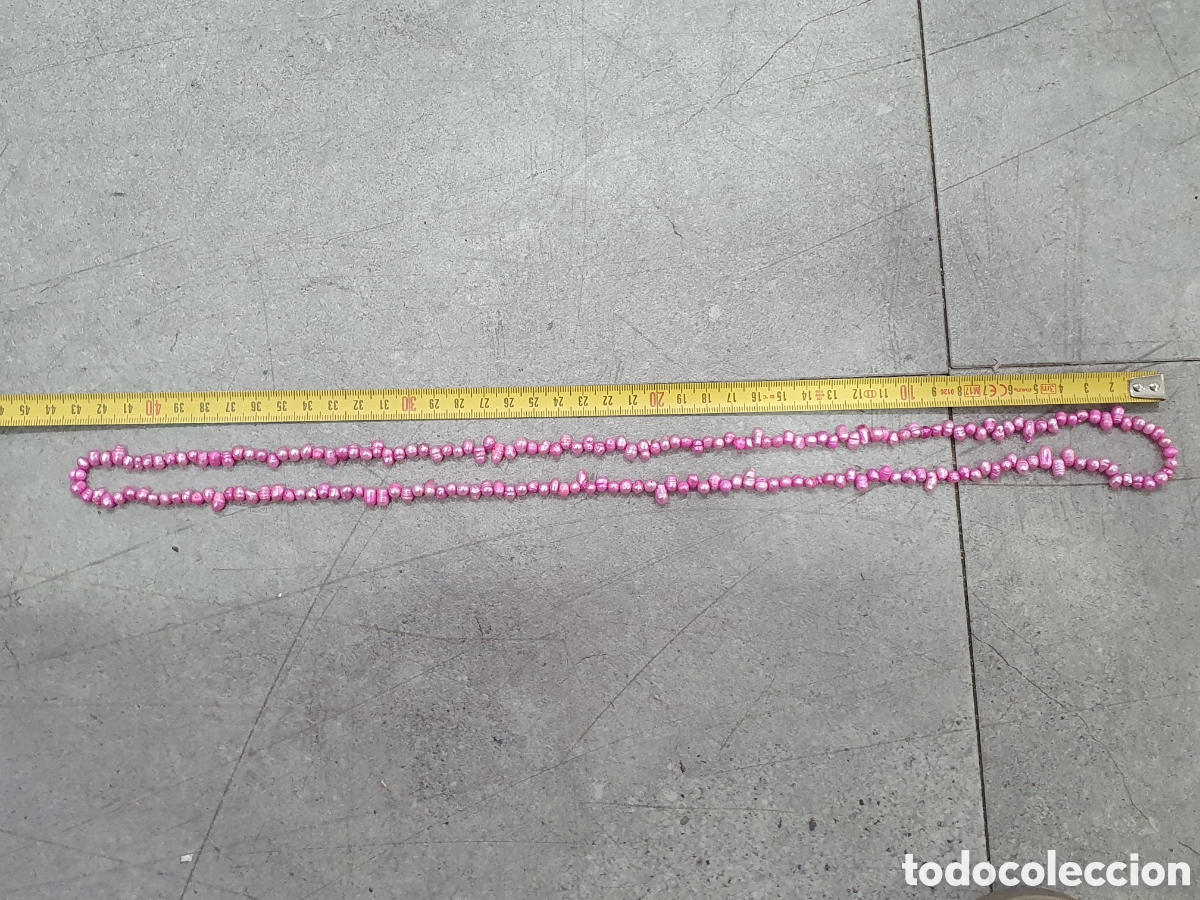 Joyeria: Collar perlas rosas. (L61) - Foto 2