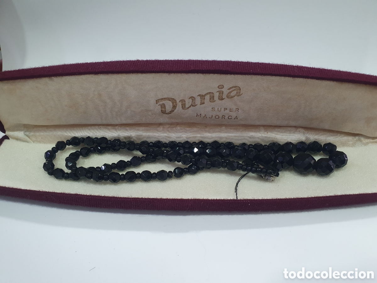 Joyeria: Collar negro vintage. (L57) - Foto 1