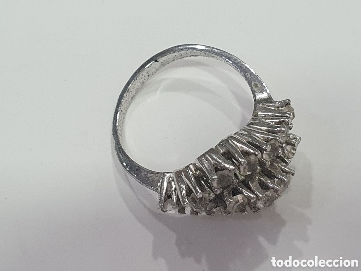 Joyeria: Anillo plata de ley y piedras. (L57) - Foto 2