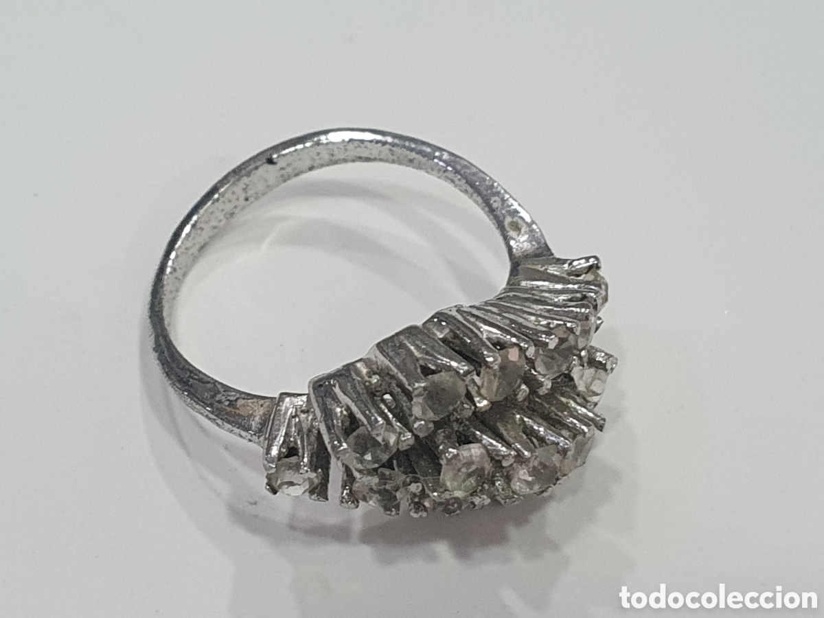 Joyeria: Anillo plata de ley y piedras. (L57) - Foto 3