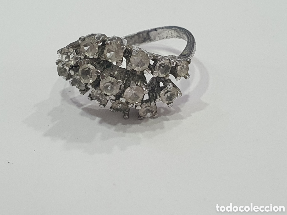 Joyeria: Anillo plata de ley y piedras. (L57) - Foto 4