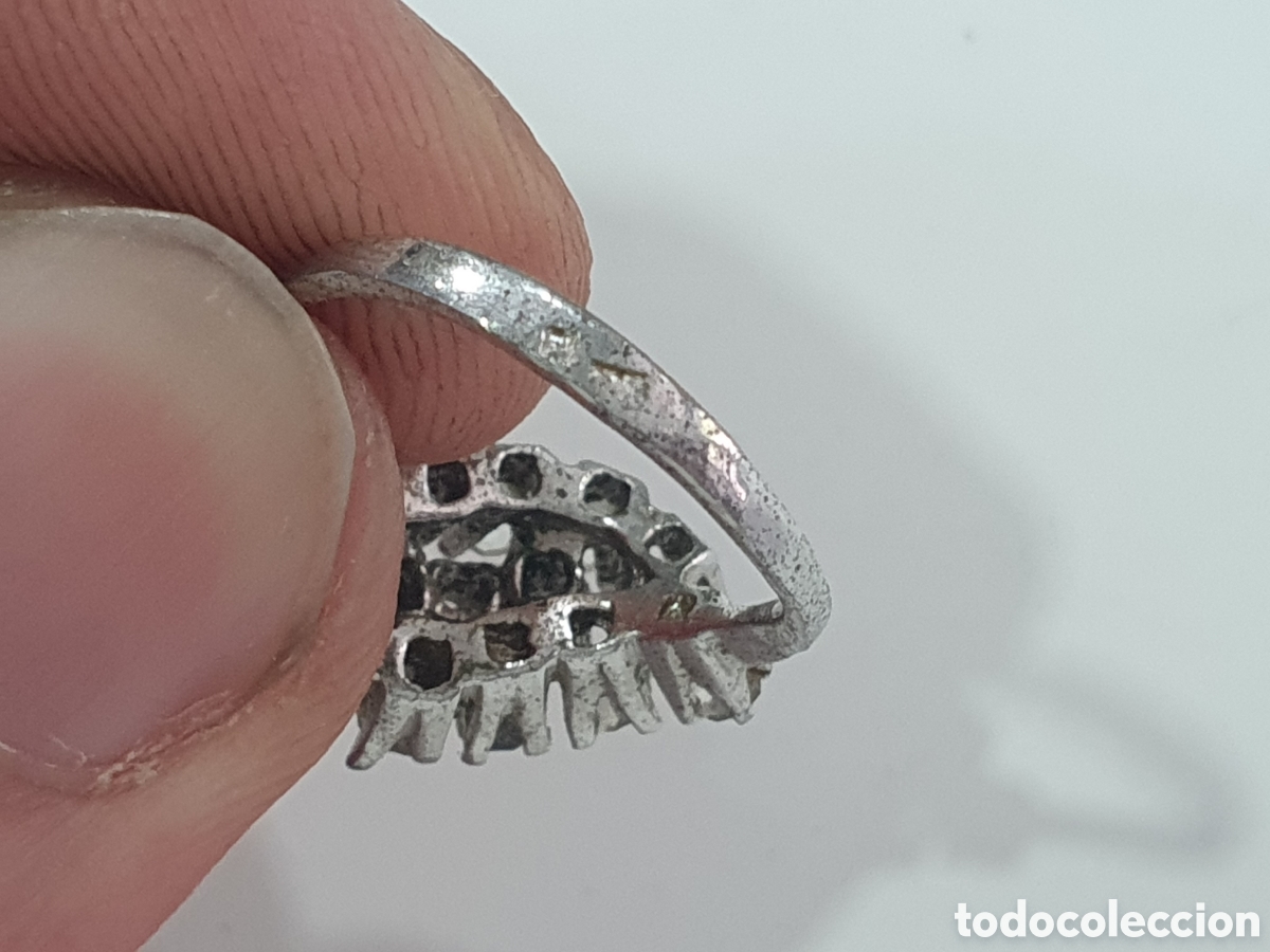 Joyeria: Anillo plata de ley y piedras. (L57) - Foto 5