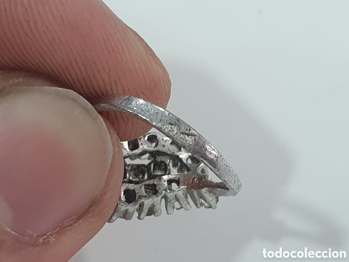 Joyeria: Anillo plata de ley y piedras. (L57) - Foto 6