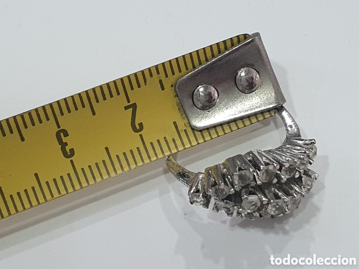 Joyeria: Anillo plata de ley y piedras. (L57) - Foto 7