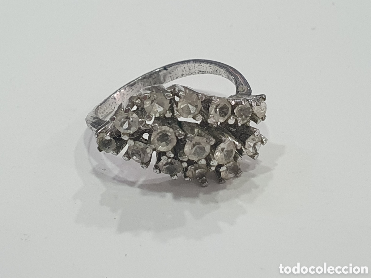 Joyeria: Anillo plata de ley y piedras. (L57) - Foto 1