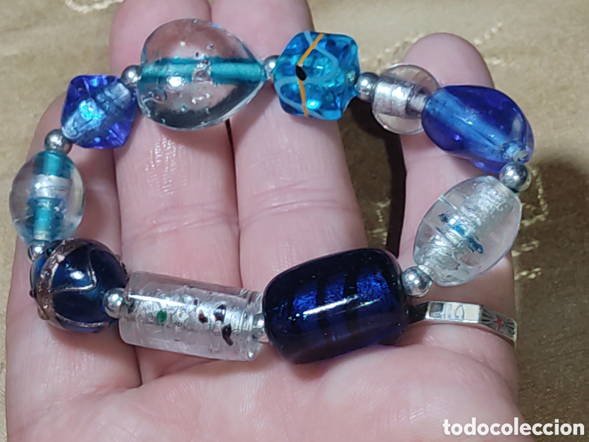 Joyeria: Pulsera de cristal de Murano.Vintage. - Foto 1