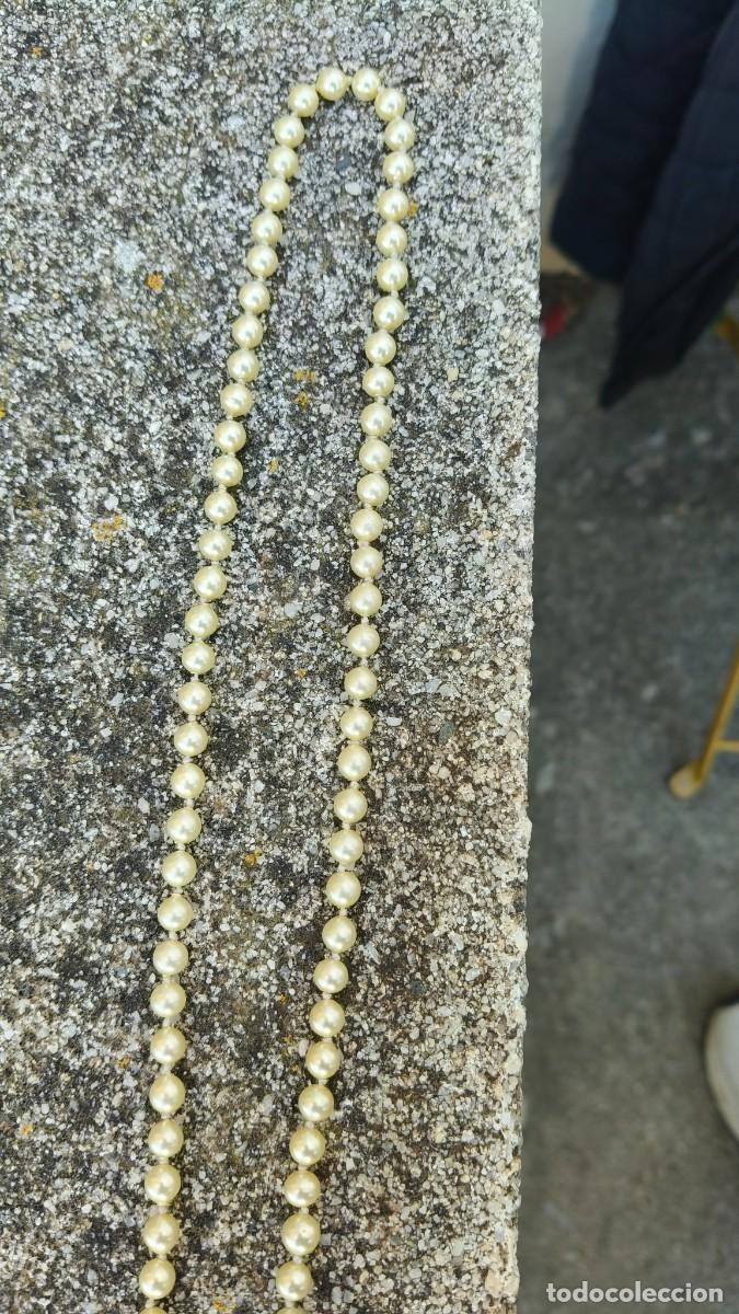 Jewelry: Collier vintage perle de culture 100 cm