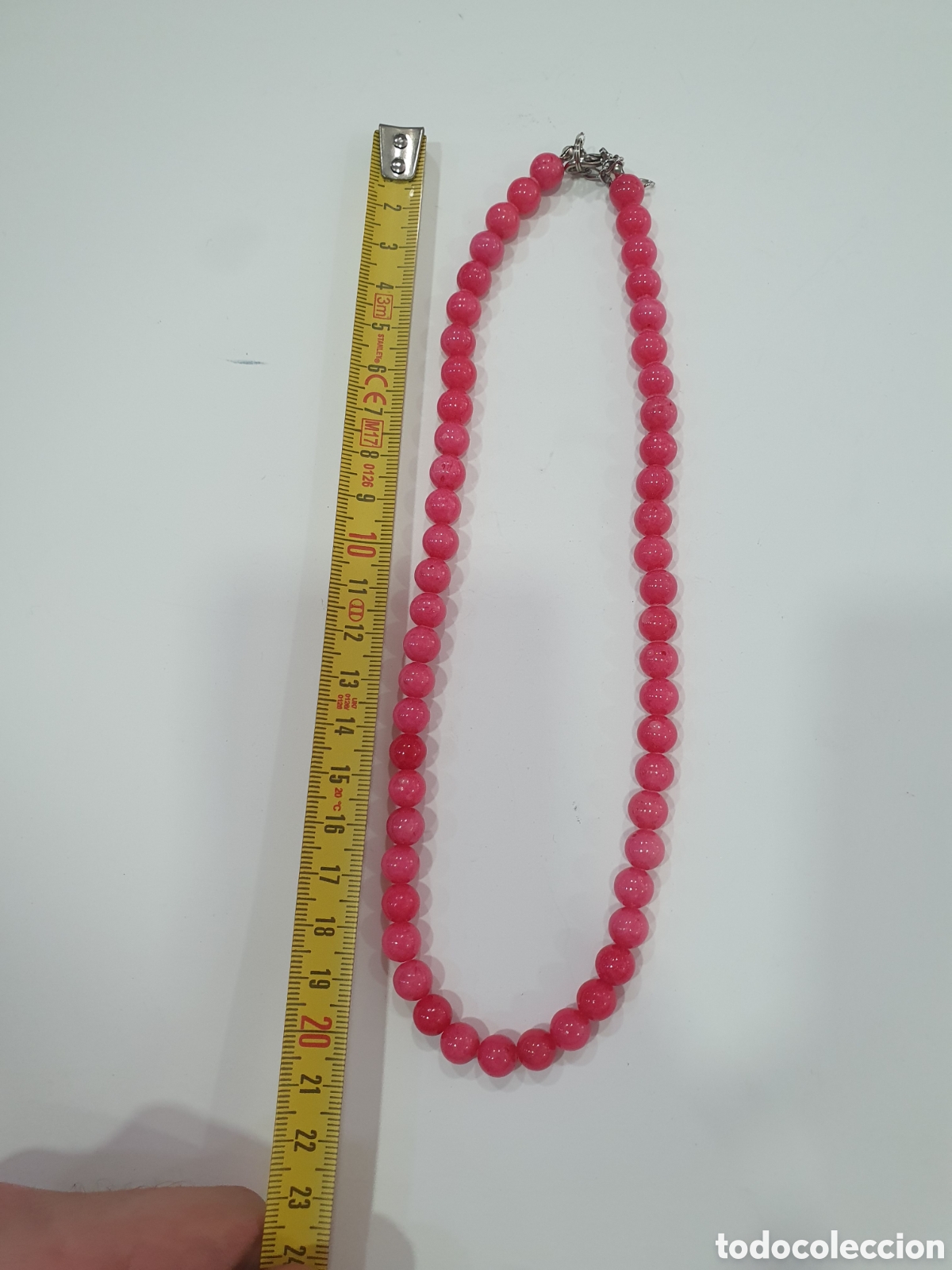 Joyeria: Gargantilla piedra rosa. (L57) - Foto 2