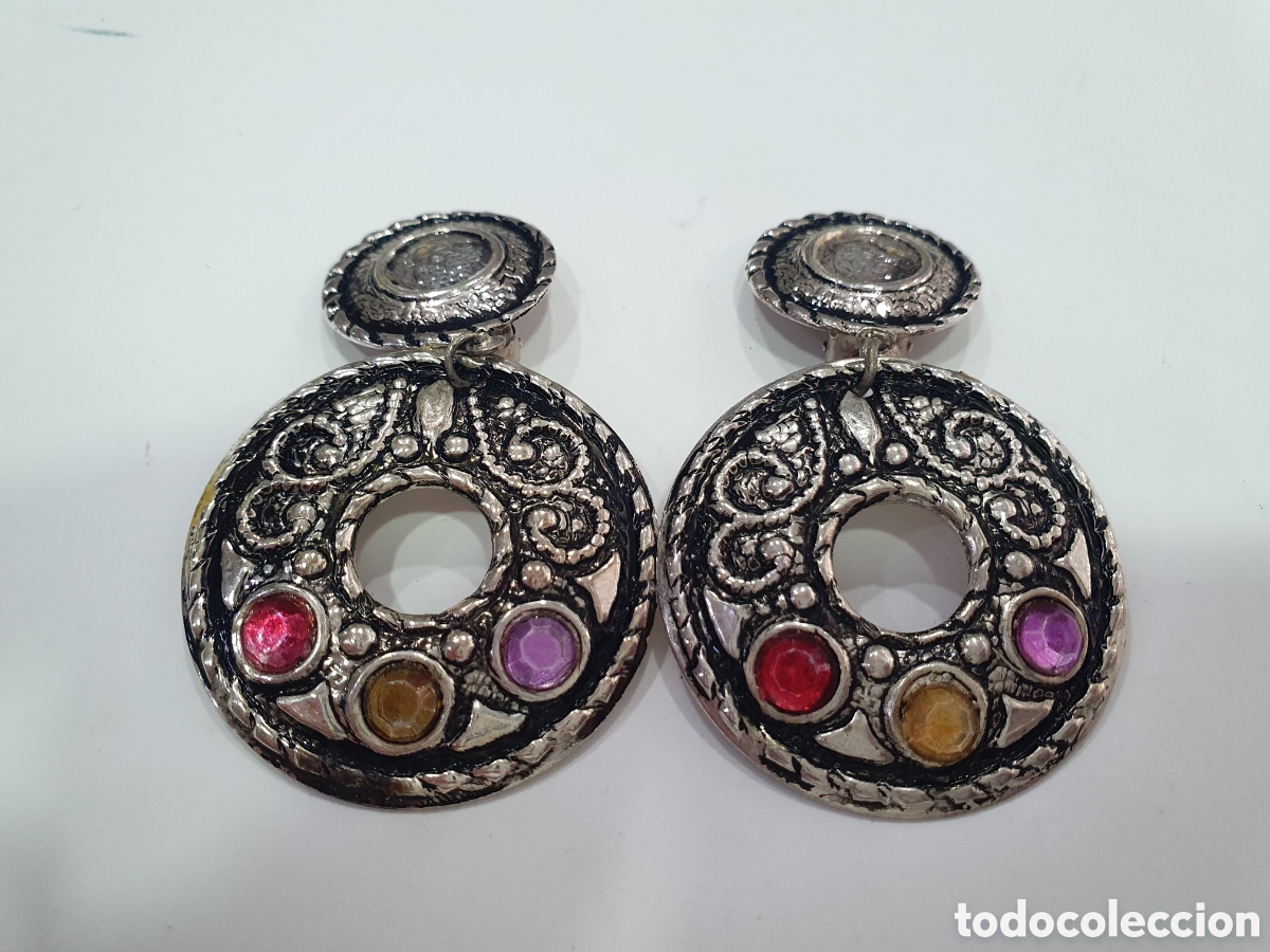 Joyeria: Pendientes bisuteria vintage. (L57) - Foto 1