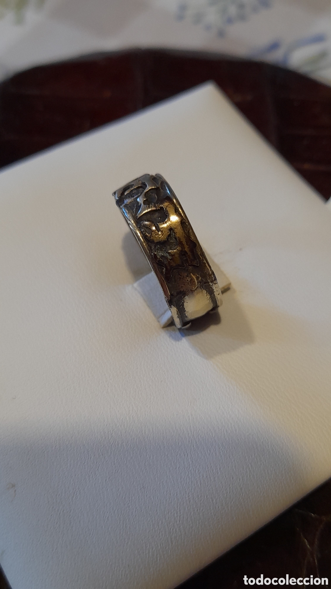 Joyeria: Anillo bronce,artesan&iacute;a nepali. - Foto 2