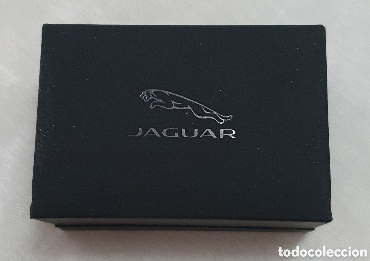 Joyeria: Gemelos plateados Jaguar