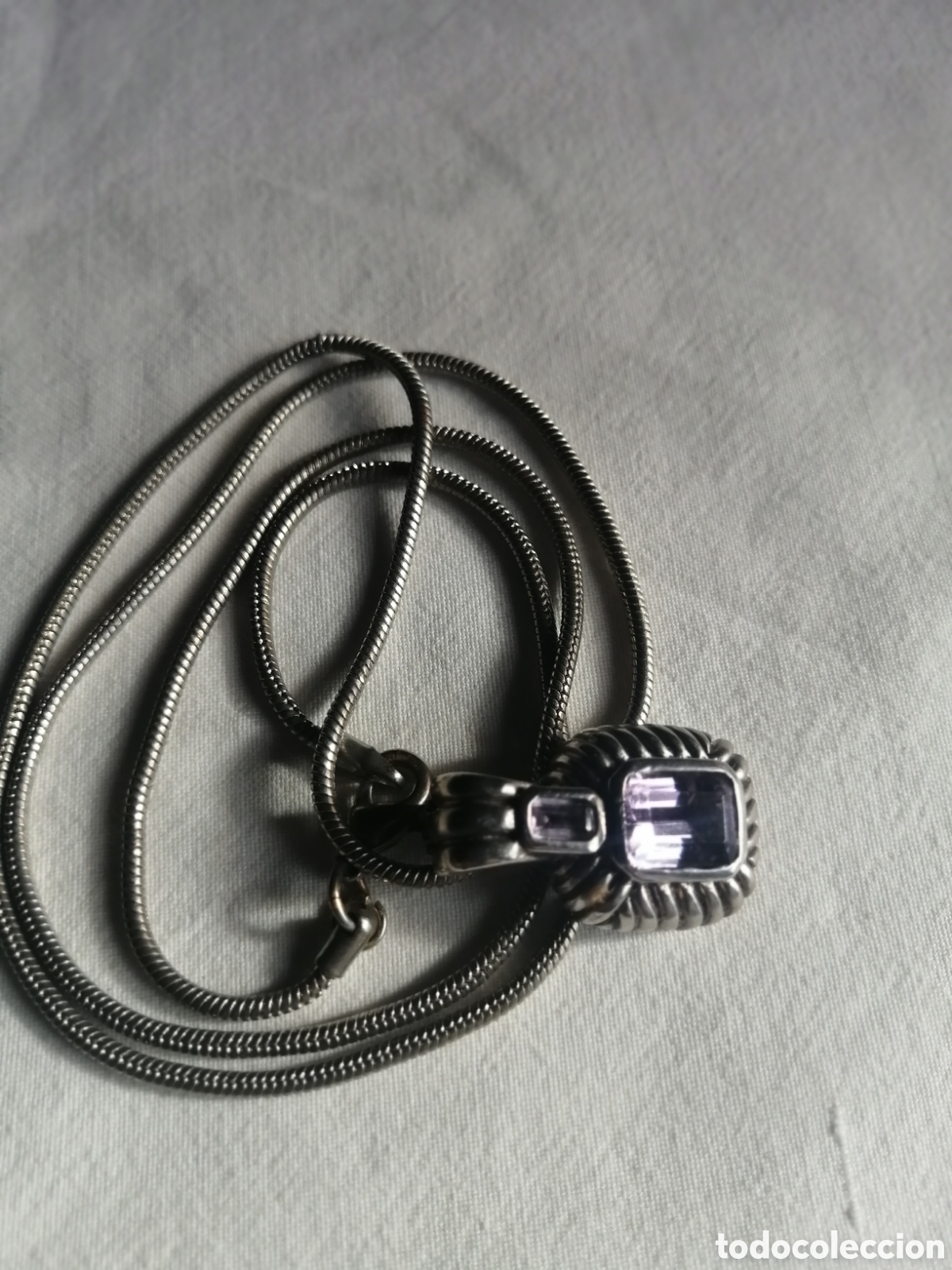 Joyeria: Colgante y cadena de plata de ley 925 - Foto 3