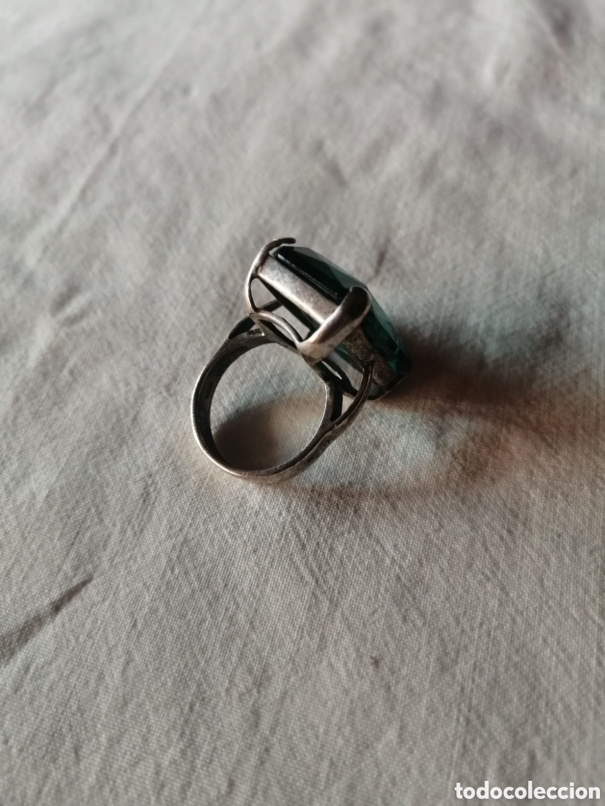 Joyeria: Espectacular anillo de plata y berilo - Foto 3
