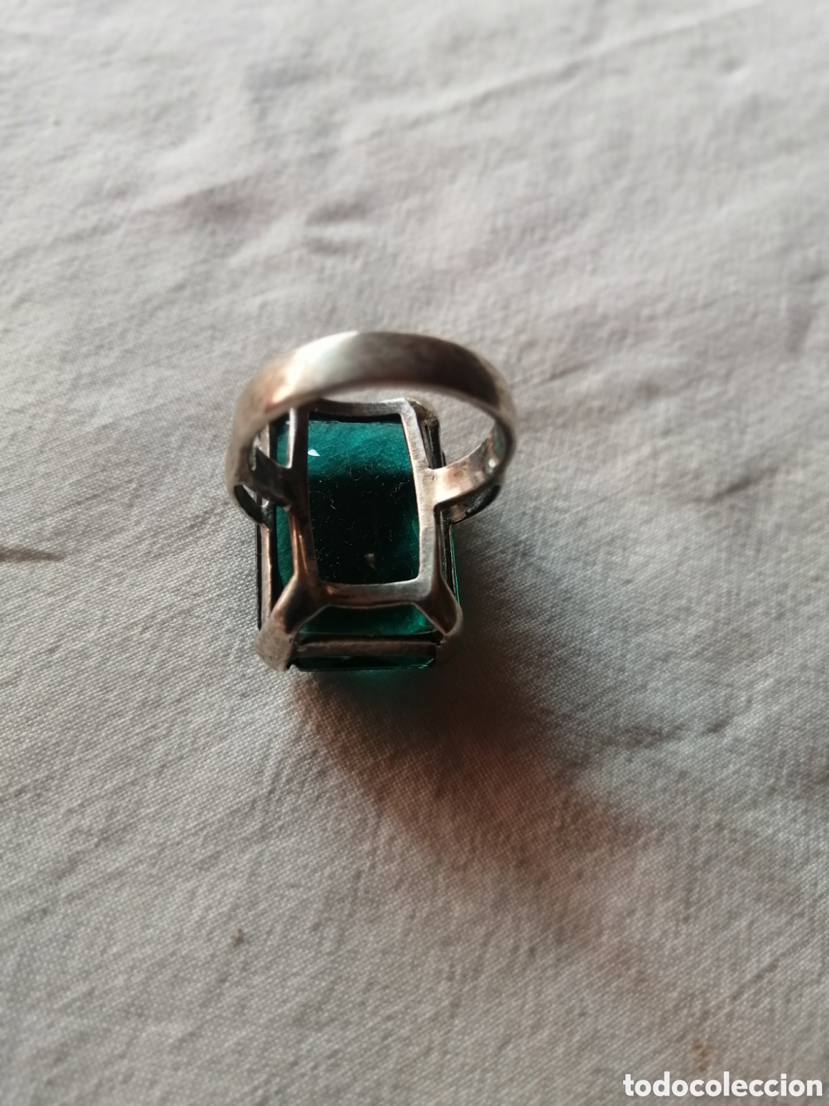 Joyeria: Espectacular anillo de plata y berilo - Foto 4