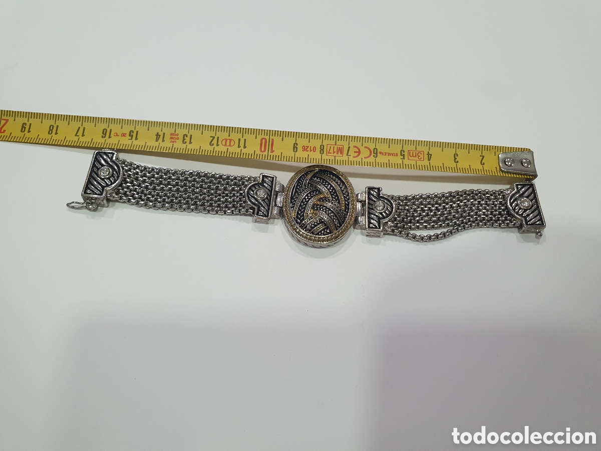 Joyeria: Pulsera brazalete de metal. (L127) - Foto 2