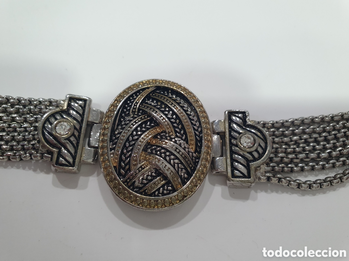 Joyeria: Pulsera brazalete de metal. (L127) - Foto 5