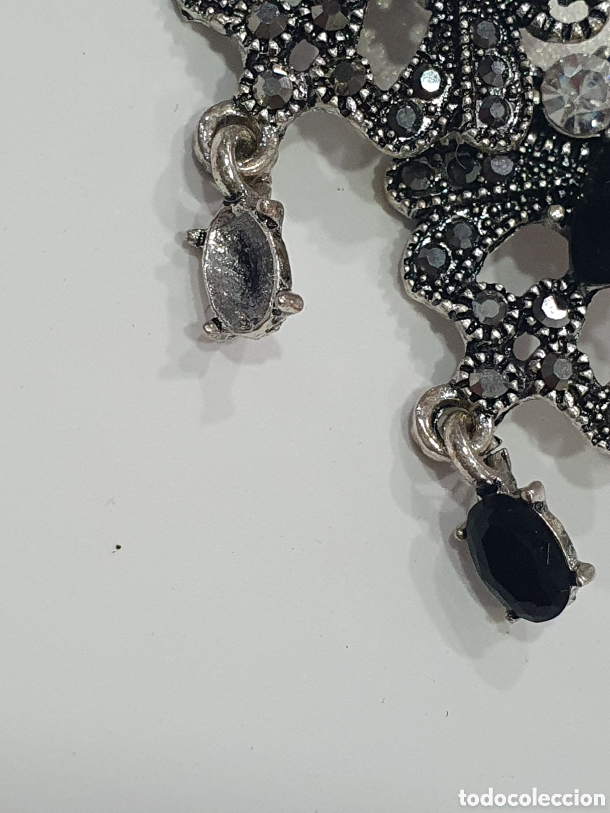 Joyeria: Pendientes metal y piedras. (L127) - Foto 4