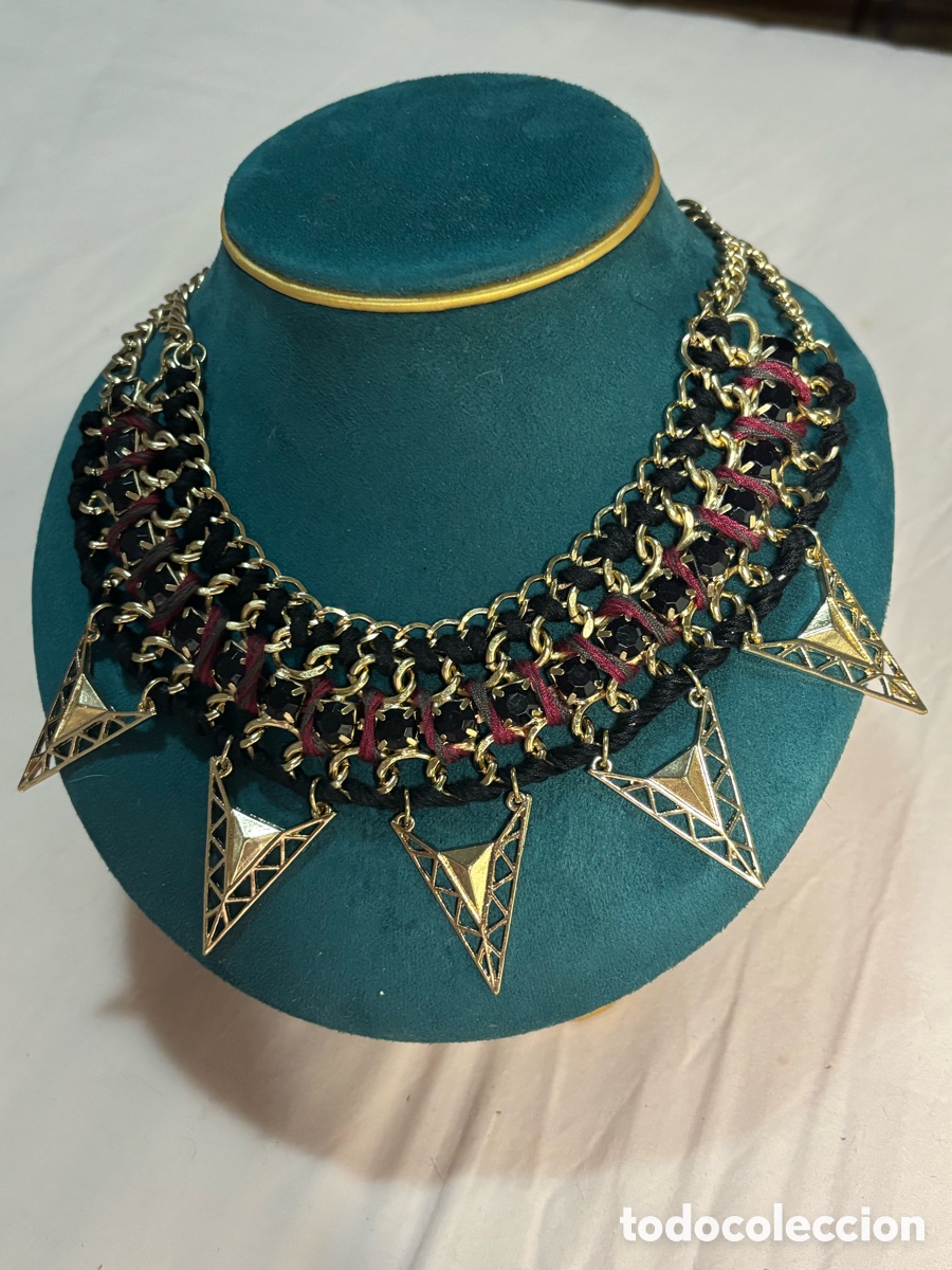 Joyeria: Gargantilla de metal dorado - Foto 1