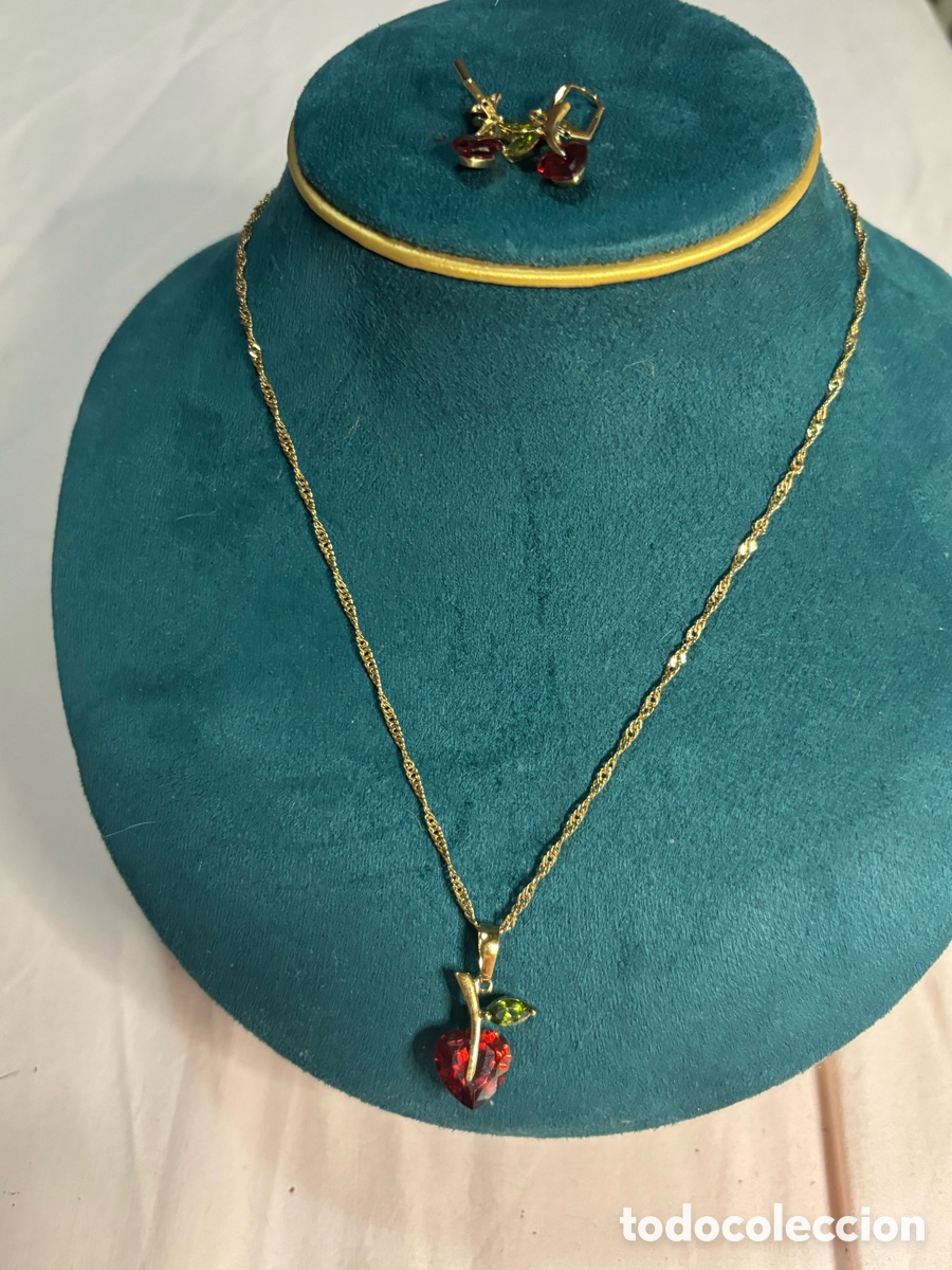 Joyeria: Conjunto gargantilla y pendientes - Foto 1