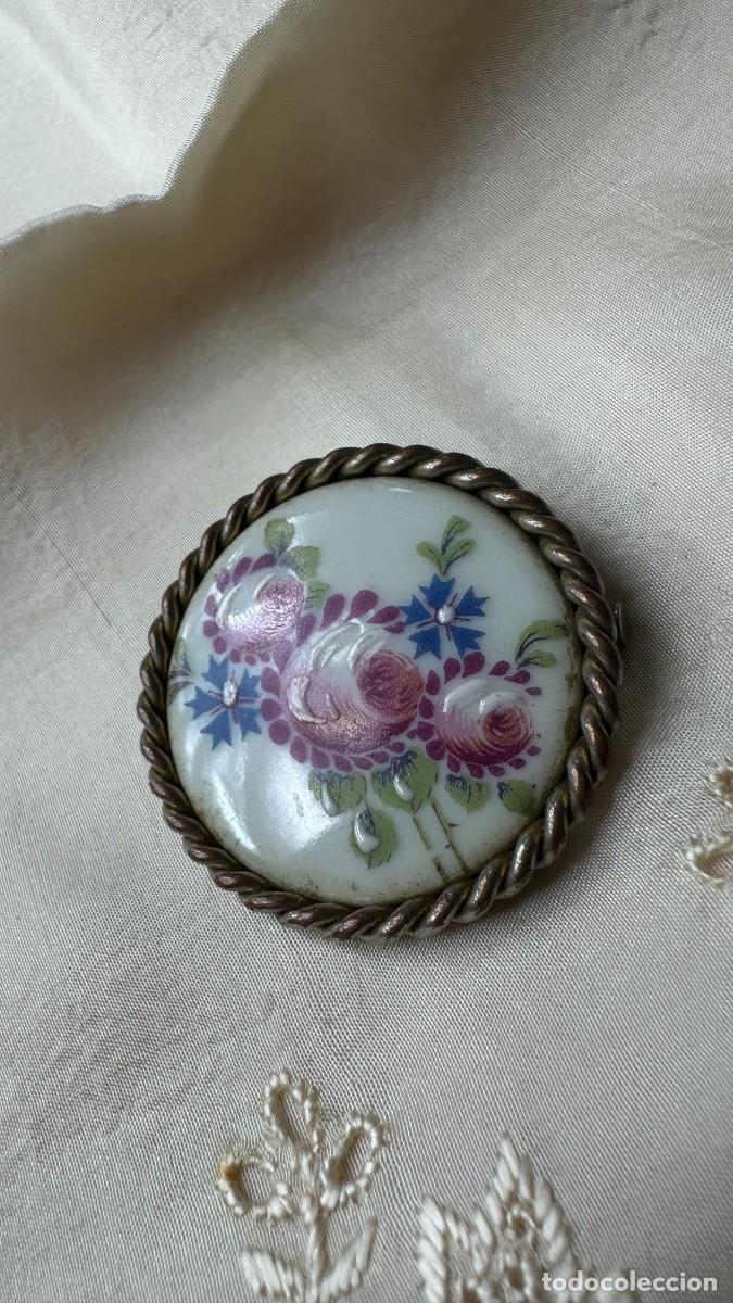 Joyeria: Antiguo broche redondo - Foto 2