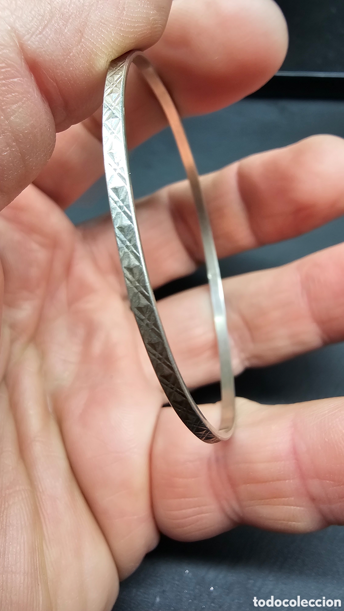 Joaillerie: Pulsera de plata de ley contrastada