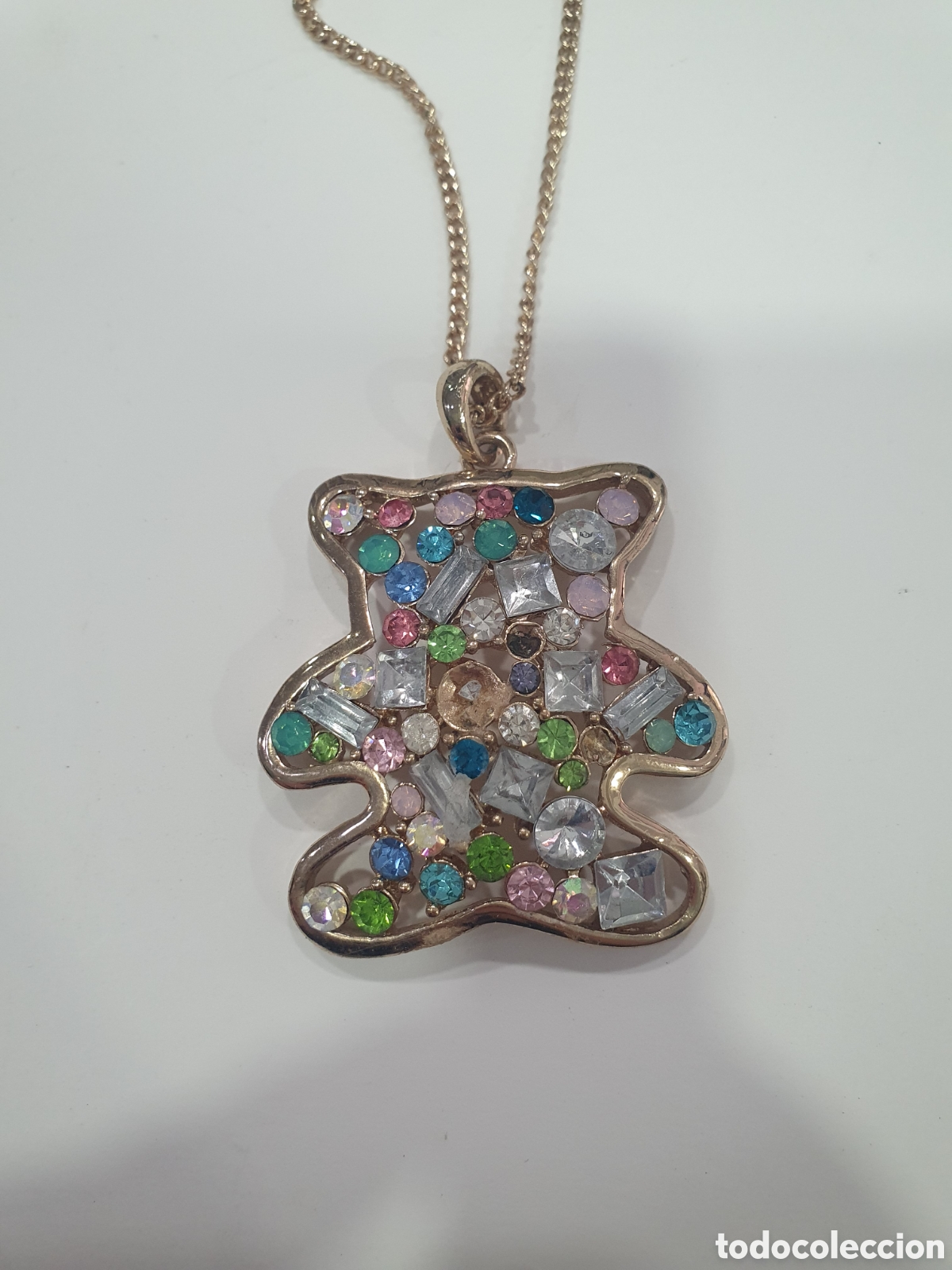 Joaillerie: Colgante oso con pedrer&iacute;a. (L65)