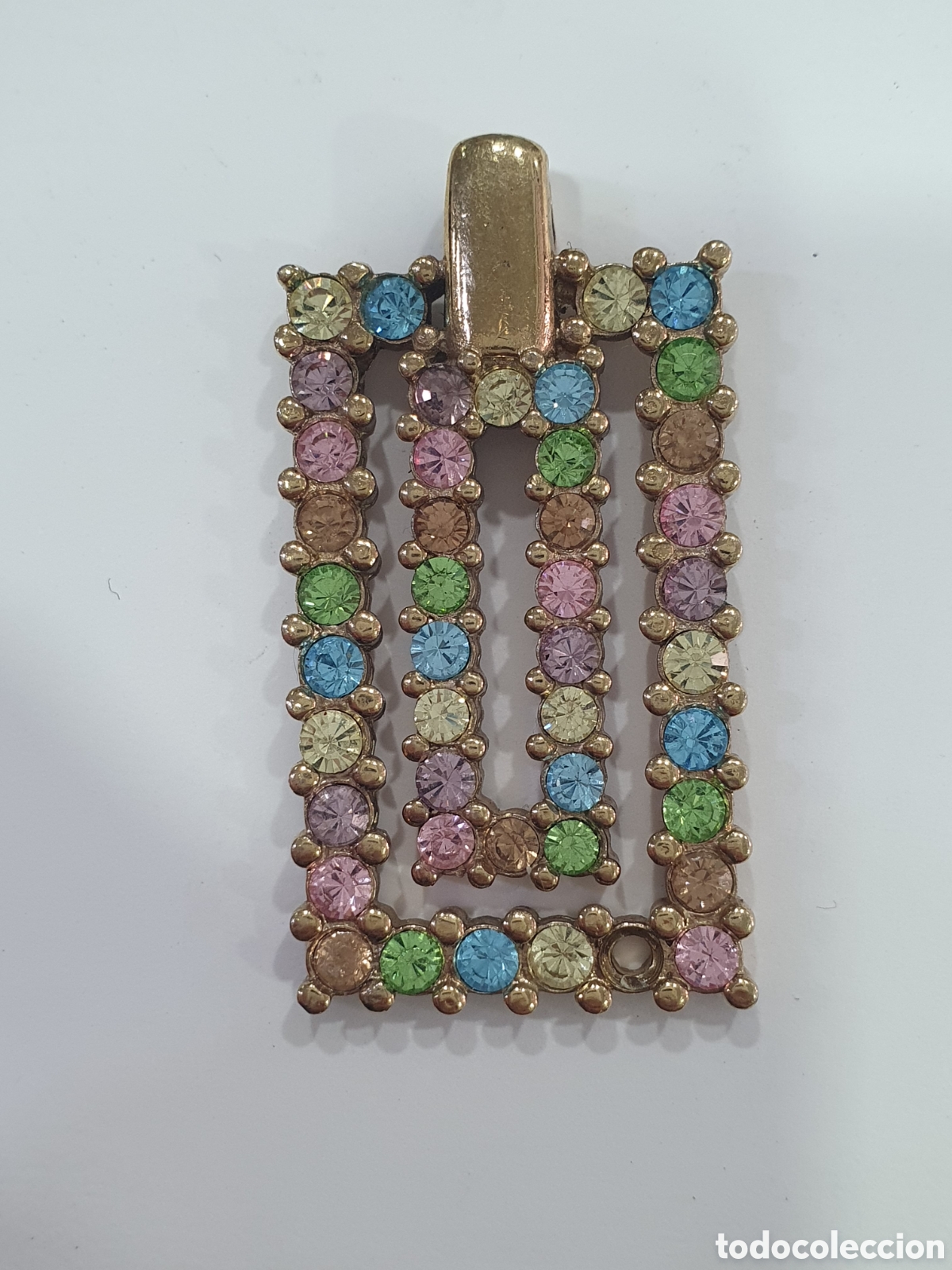 Gioielleria: Colgante piedras de colores. (L65)