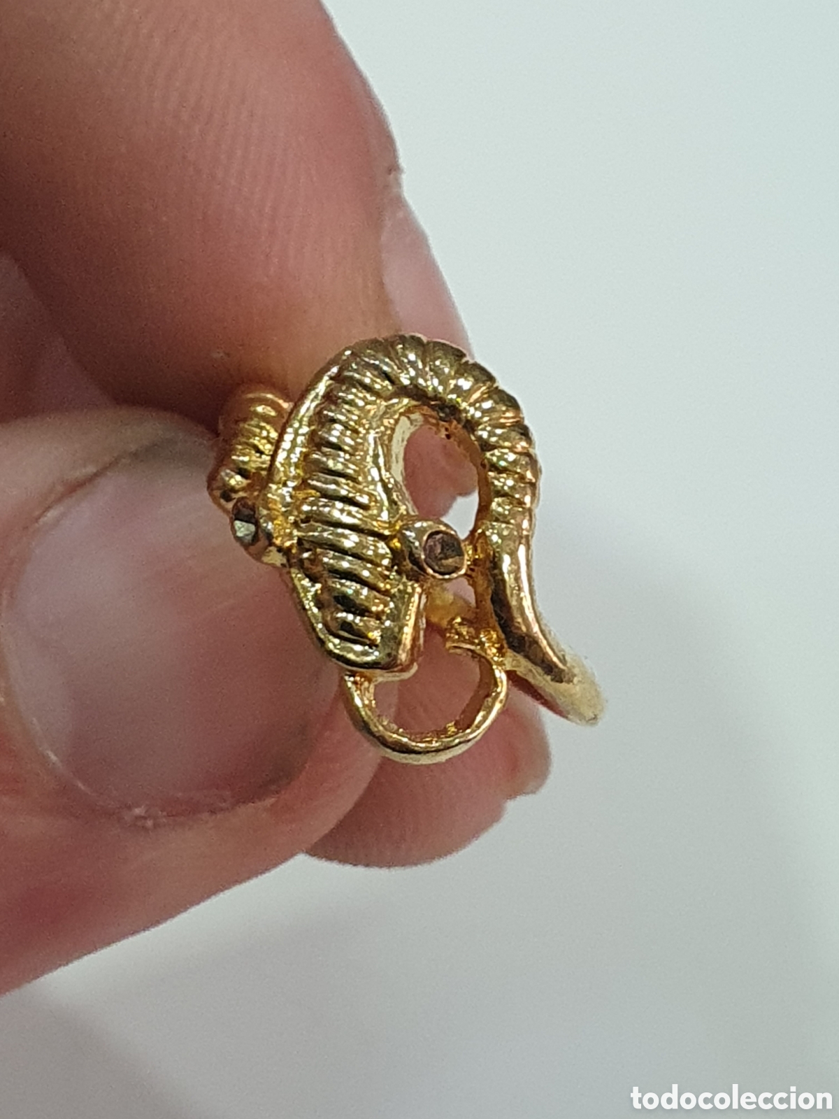 Gioielleria: Anillo dorado serpiente. (L65)