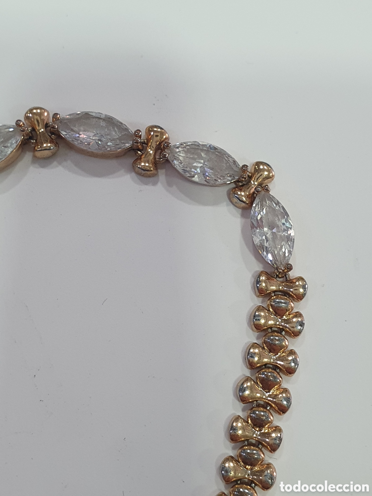Joyeria: Pulsera dorada con piedras. (L65) - Foto 4
