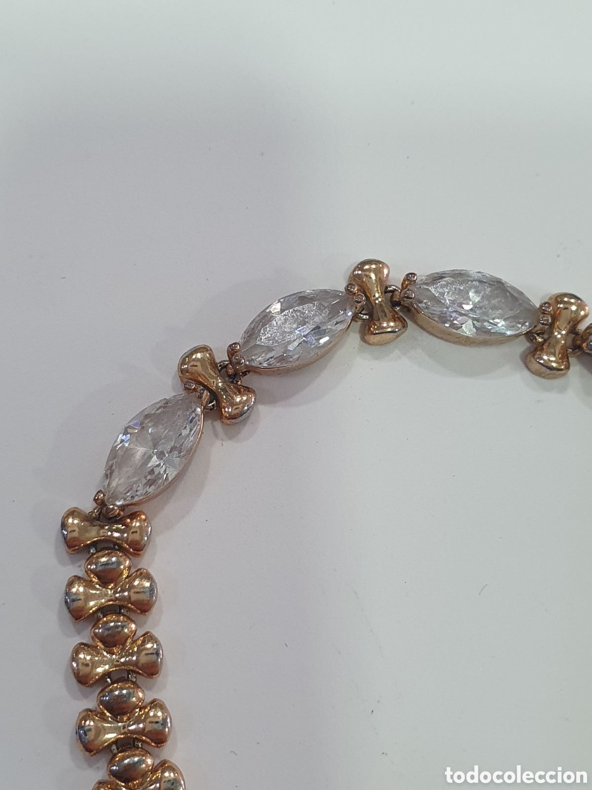 Joyeria: Pulsera dorada con piedras. (L65) - Foto 5