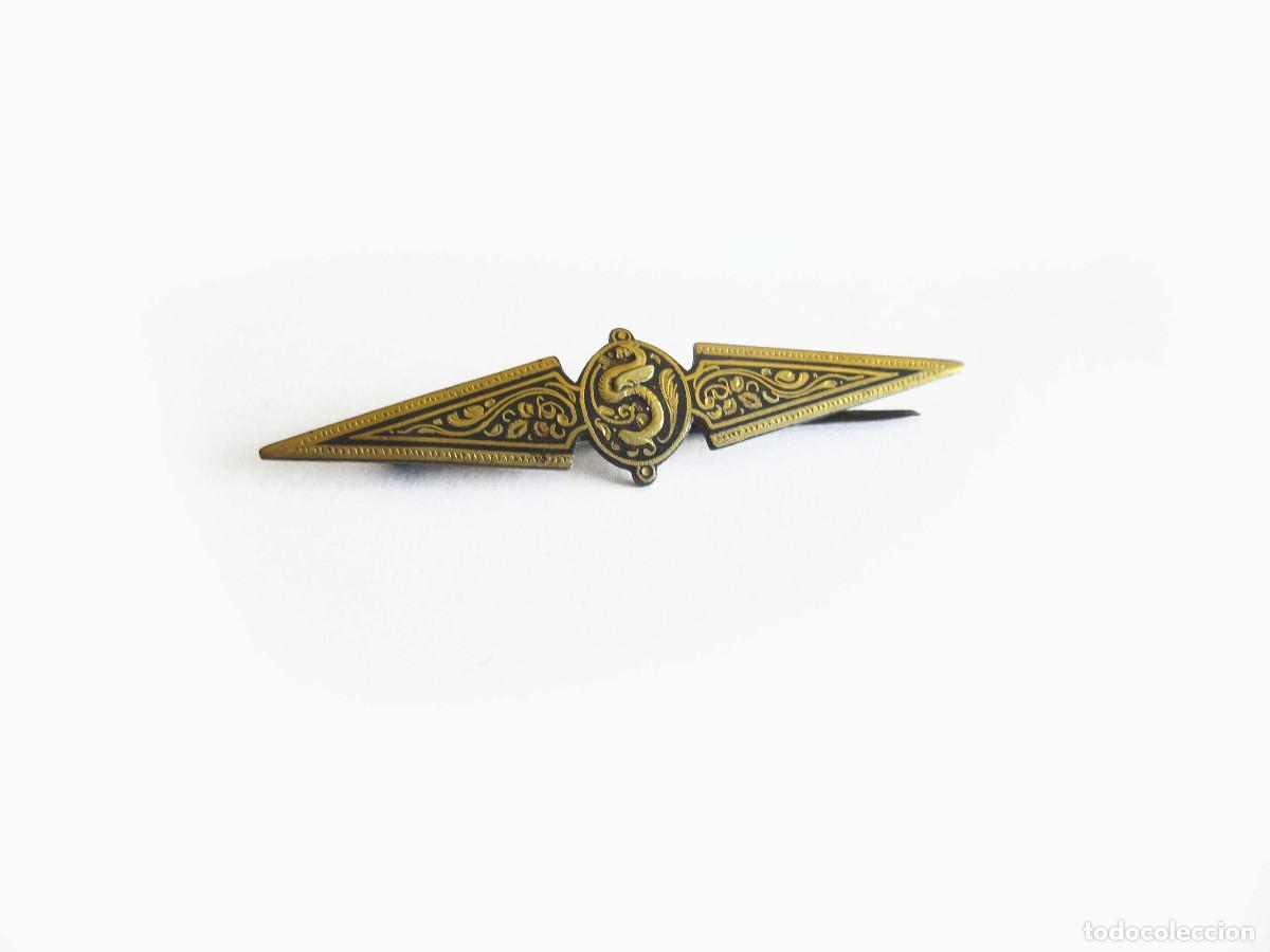 Joyeria: BROCHE. TOLEDO. ARTE DAMASQUINADO