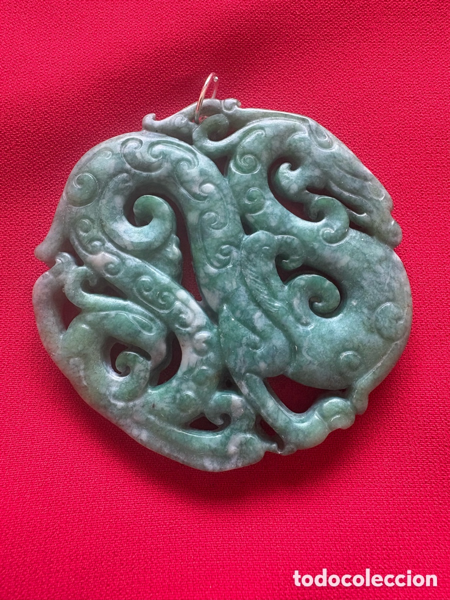 Gioielleria: Antiguo colgante de jade (A5)