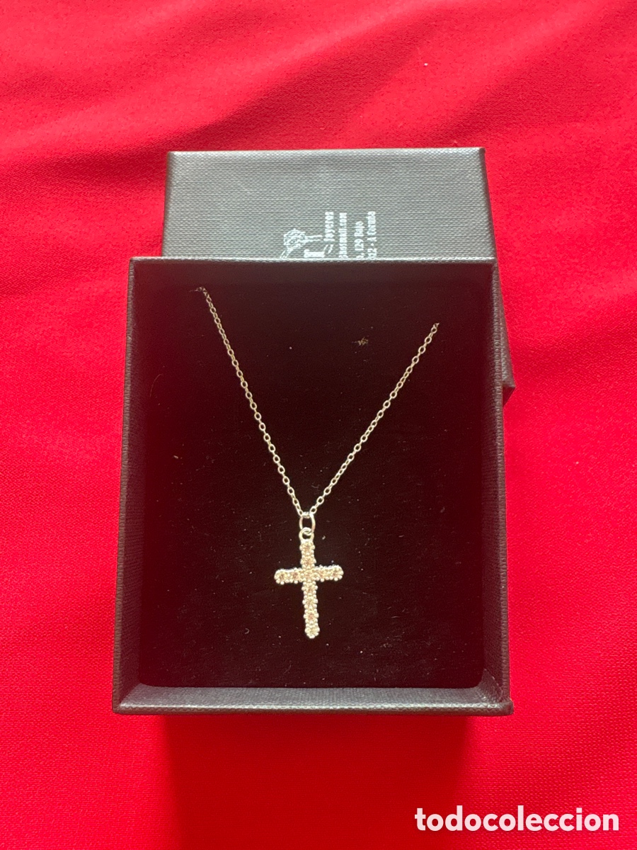 Joaillerie: Colgate cruz y cadena de plata 925 (A5)