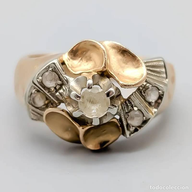 Joalharia: Alian&ccedil;a Schalins em ouro 18 quilates com diamantes, 2,87 gramas, 16,5mm