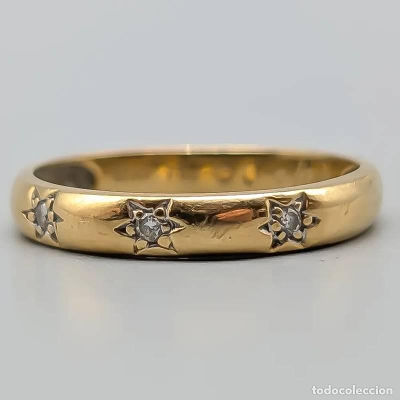 Schmuck: Anel com padr&atilde;o em ouro 18 quilates, 3,61 gramas, 16mm