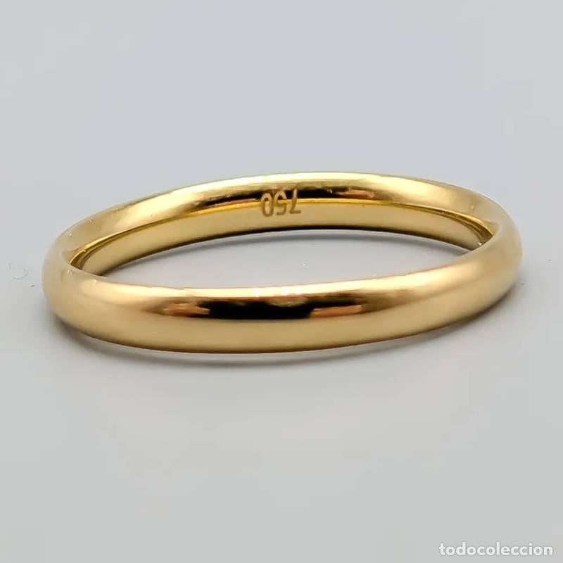 Schmuck: Anel em ouro 18 quilates com pedra, 6,33 gramas, 18,25mm