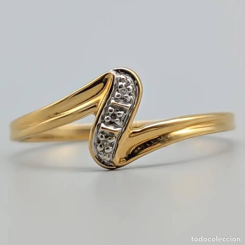 Gioielleria: Anel de diamantes em ouro branco 18 quilates, 9,08 gramas, 17,75mm