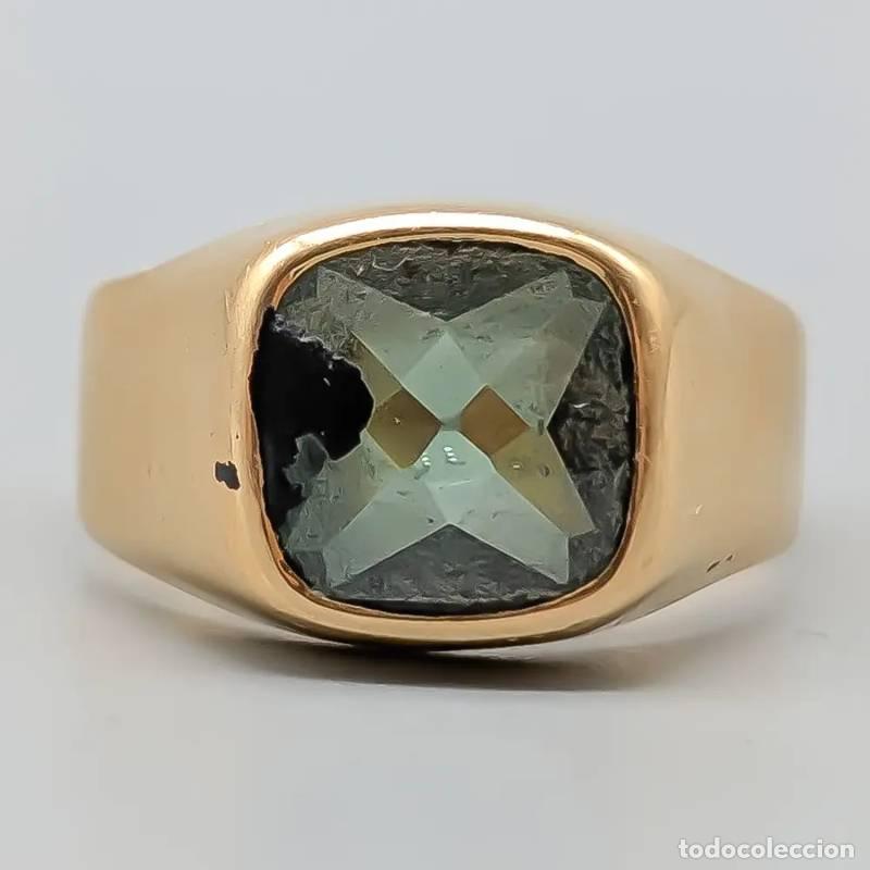 Joalharia: Anel de diamantes em ouro de 18 quilates, 6,66 g, 18,75 mm