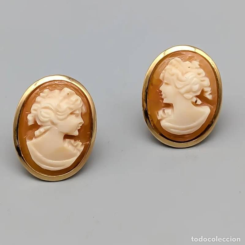 Joyeria: Brincos de diamante em ouro 18 quilates, 1,82 gramas, 12mm