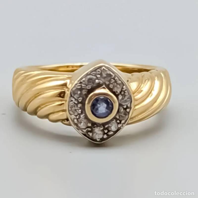 Joalharia: Anel em ouro 18 quilates, 4,83 gramas, 16,25mm