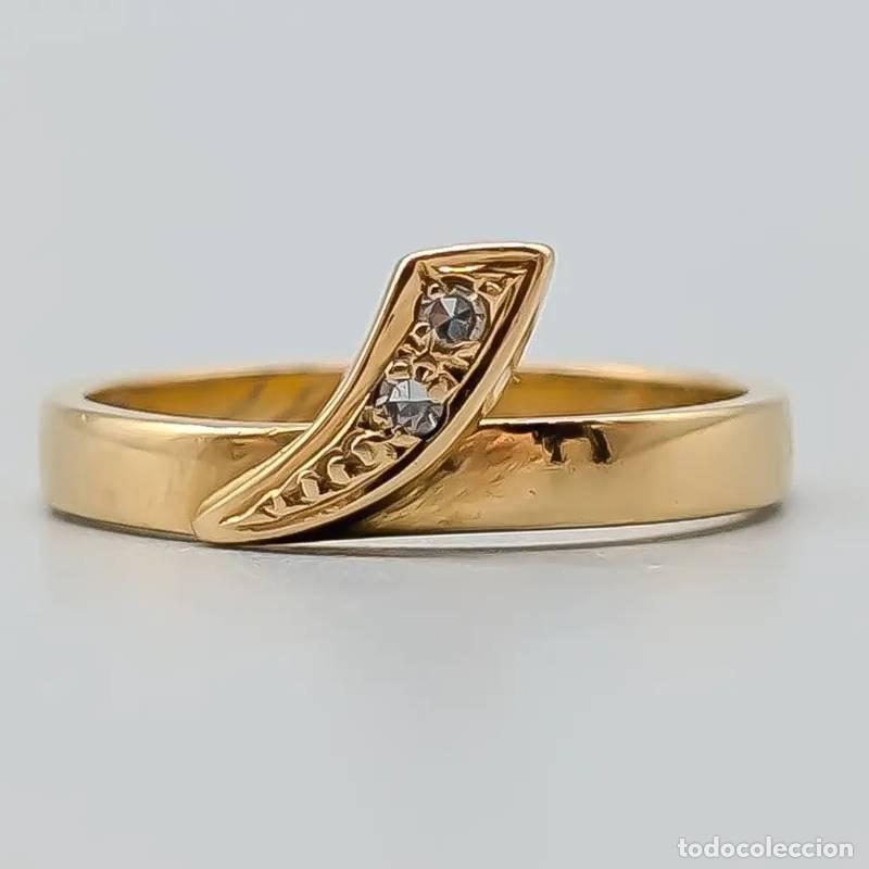 Schmuck: Anel com padr&atilde;o Schalins em ouro de 9 quilates, 1,11 g, 18,75 mm